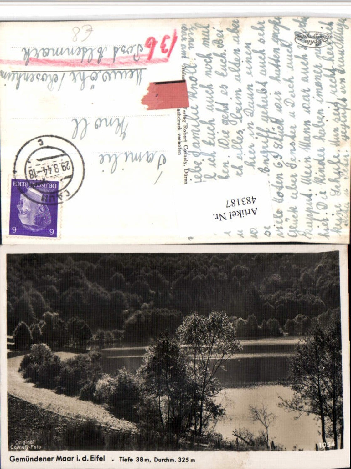 483187,Gemündener Maar in d. Eifel b. Daun