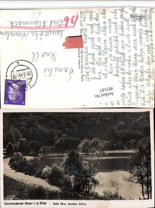 483187,Gemündener Maar in d. Eifel b. Daun