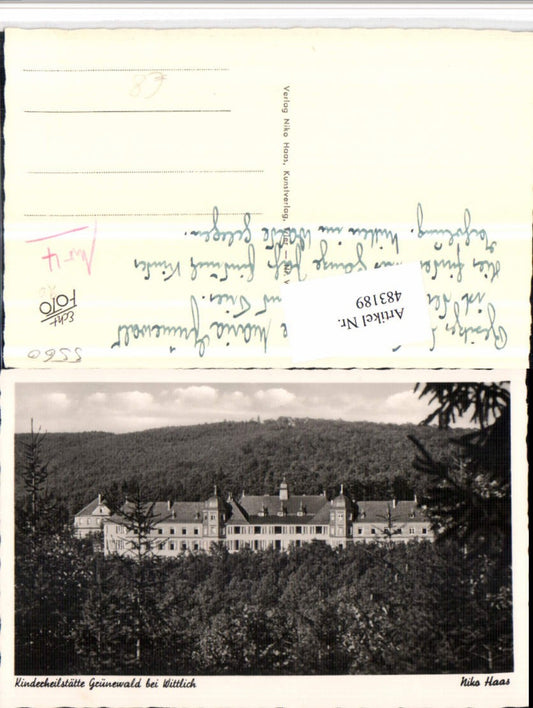 483189,Kinderheilstätte Grünewald b. Wittlich