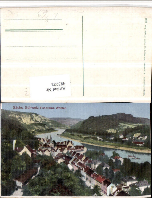 483222,Sächsische Schweiz Wehlen Totale Panorama