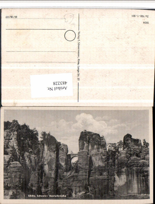 483228,Sächsische Schweiz Basteibrücke Brücke b. Rathen