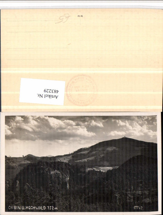 483229,Oybin Ruine m. Hochwald