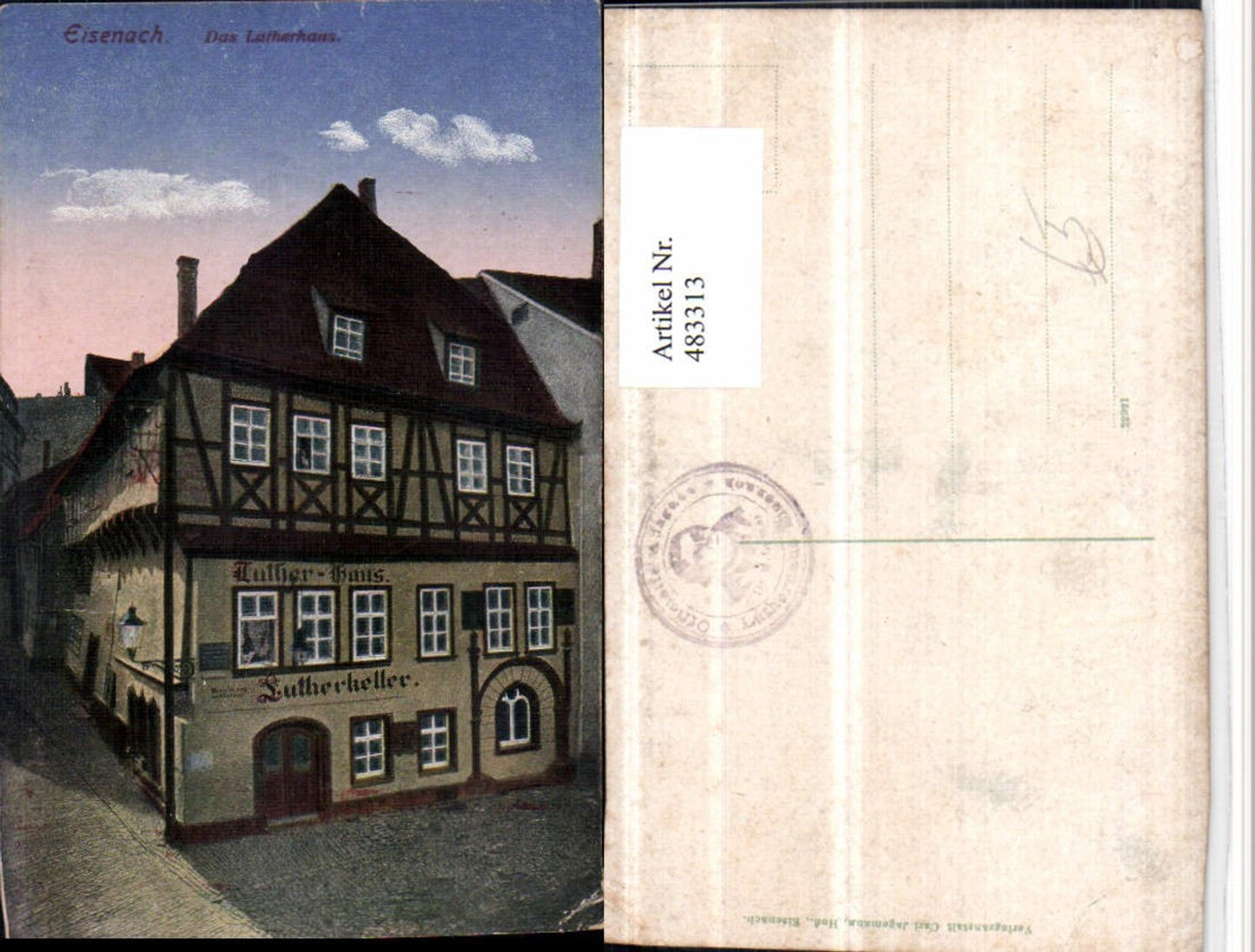 483313, Eisenach Lutherhaus Building Lutherkeller