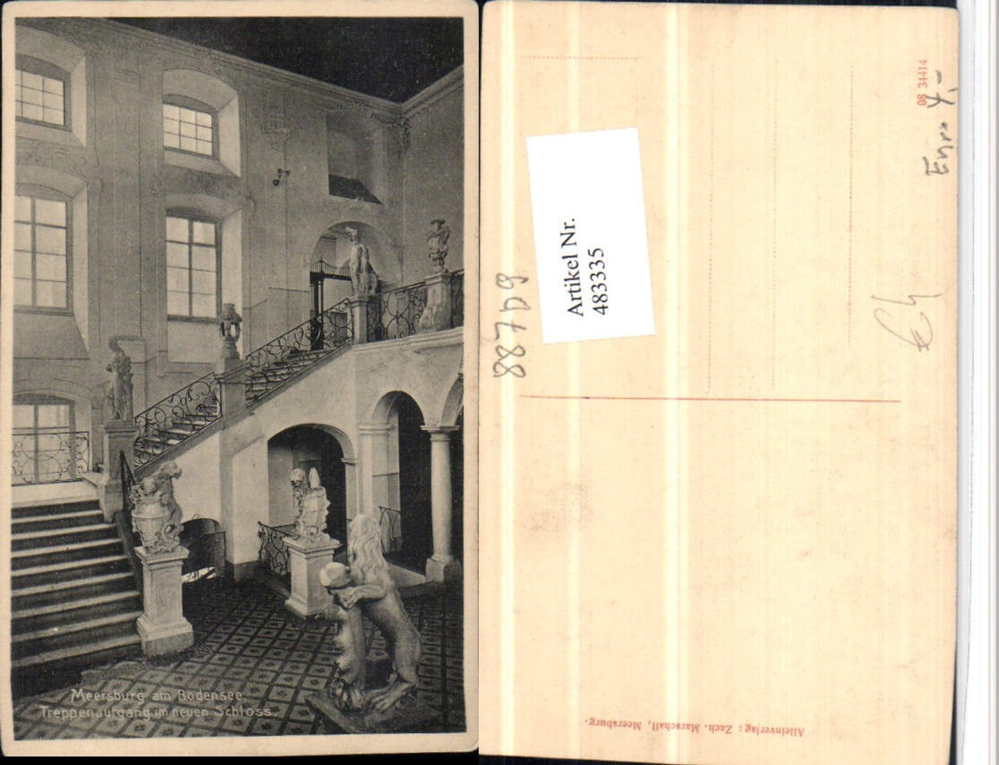 483335,Meersburg am Bodensee Schloss Treppenaufstieg