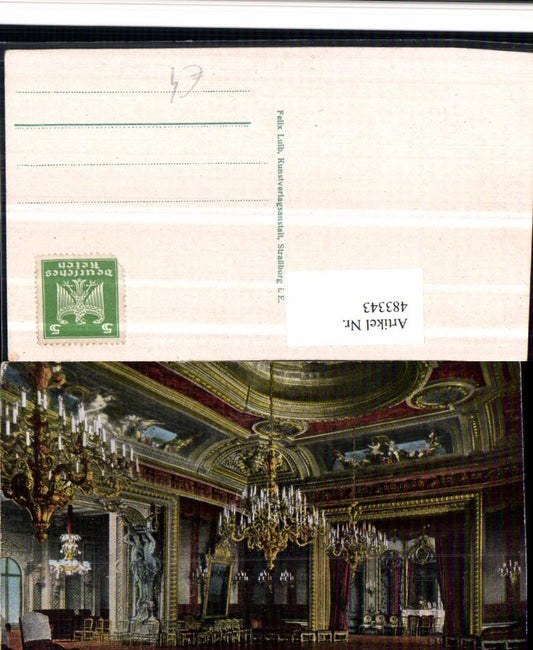 483343, Baden-Baden Conversation House, Louis XIV Hall, Interior View