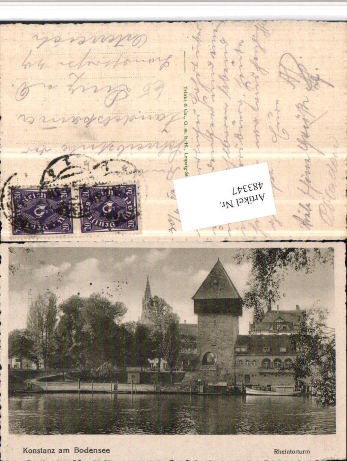 483347, Konstanz on Lake Constance, Rhine Gate Tower