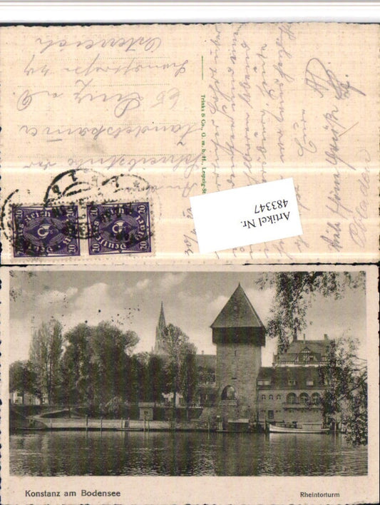 483347, Konstanz on Lake Constance, Rhine Gate Tower