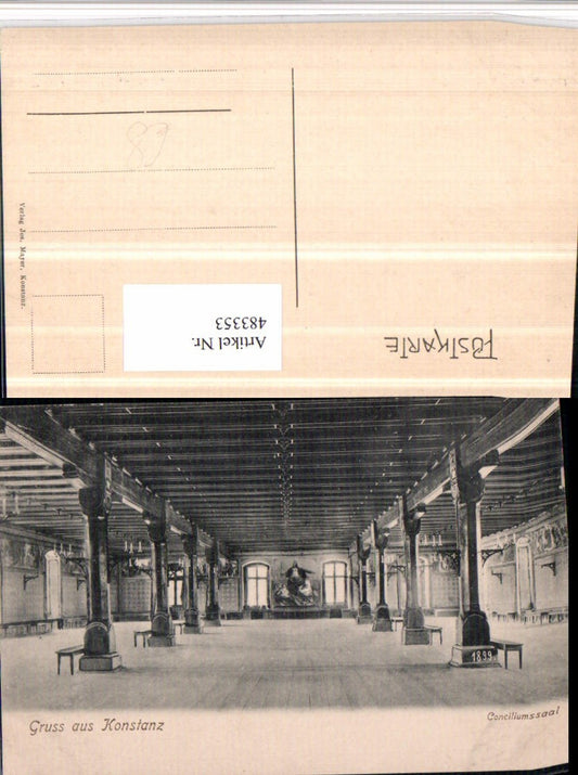483353, Konstanz, Council Chamber, Interior view