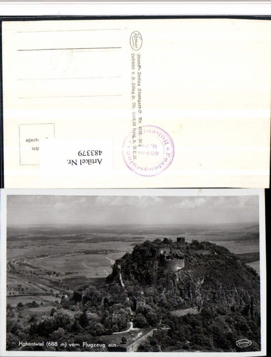 483379, Hohentwiel near Singen, Fortress, aerial photograph