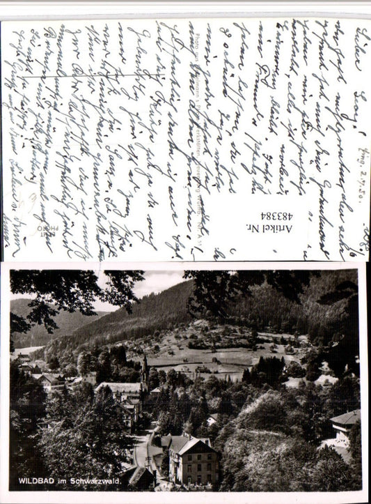 483384, Wildbad in the Black Forest, partial view