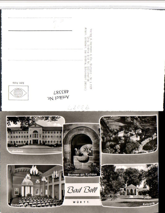 483387, Bad Boll Kurhaus Kurpark Brunnen Multi-image map