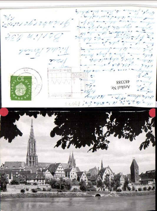 483388, Ulm on the Danube, partial view of church