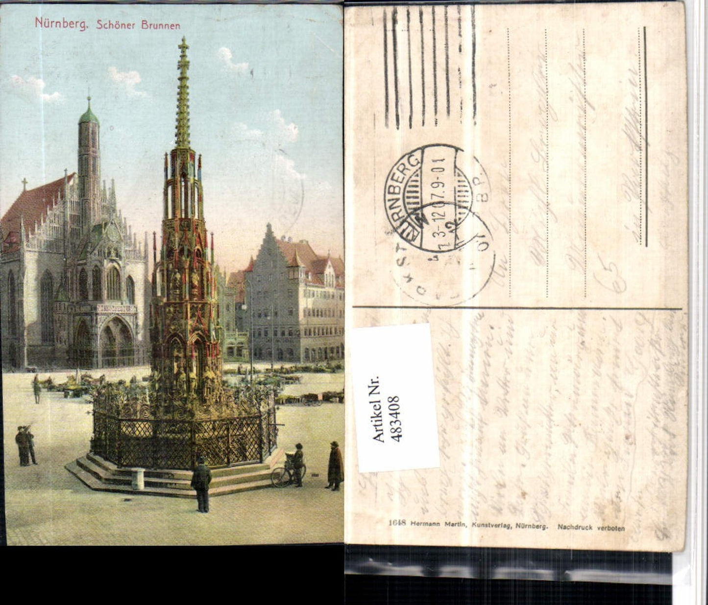 483408, Nuremberg Beautiful Fountain Church