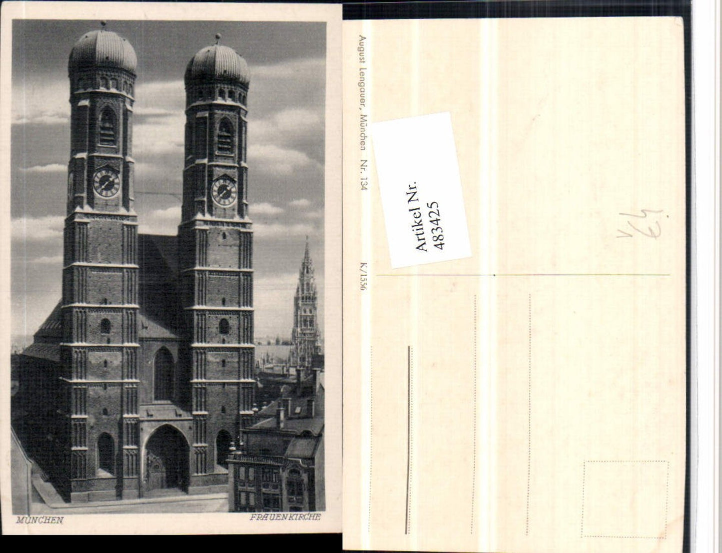 483425,München Frauenkirche Kirche pub August Lengauer 134