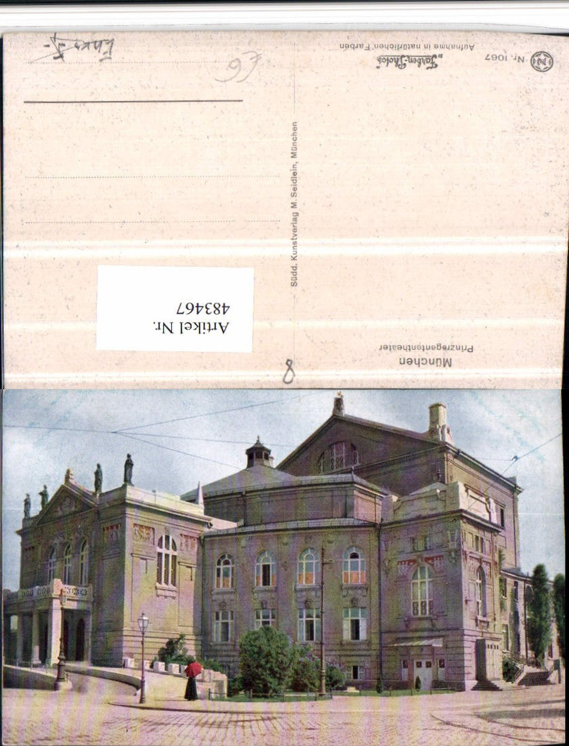483467,München Prinzregenthentheater Theater Gebäude