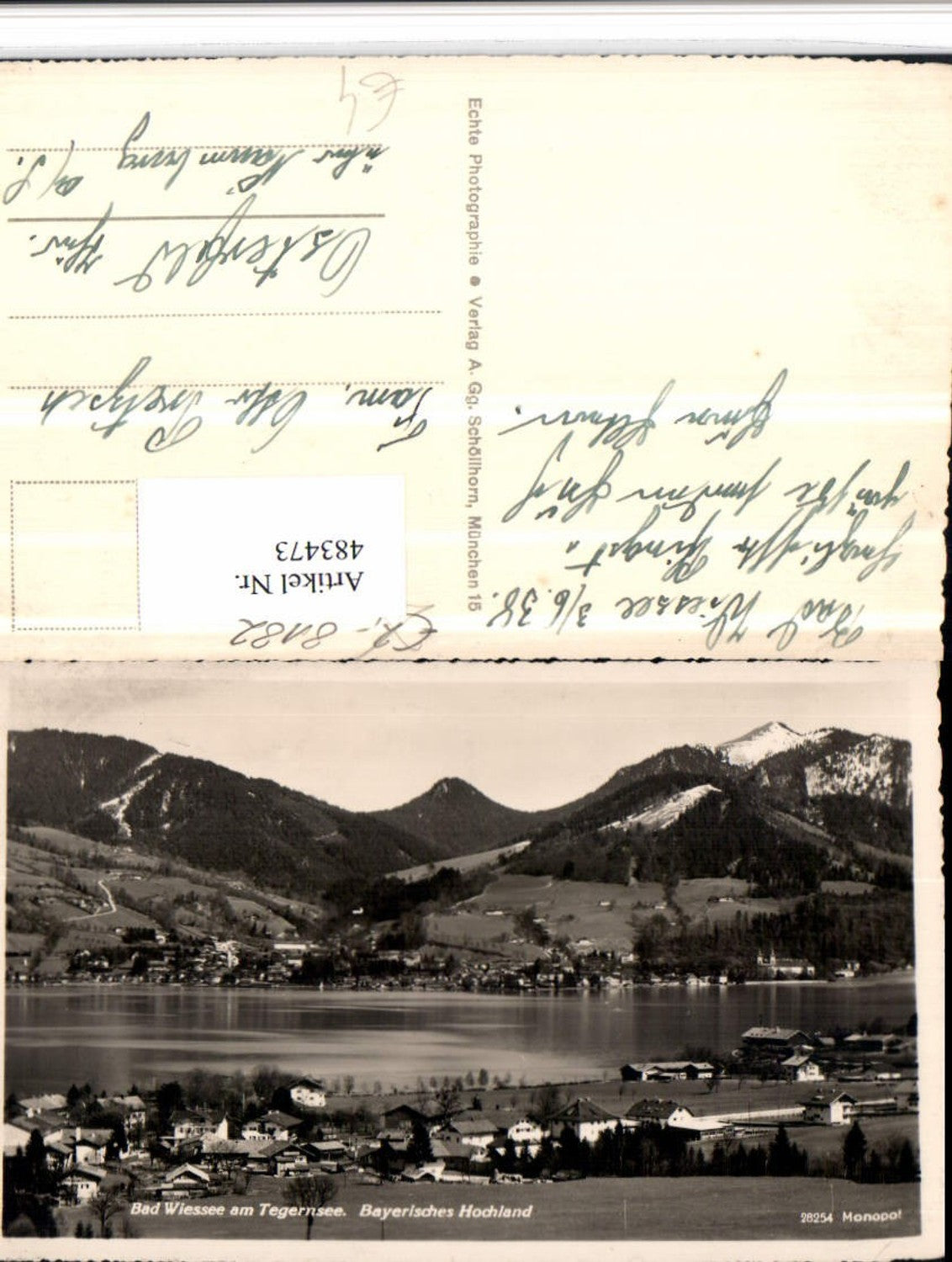 483473,Bad Wiessee am Tegernsee Totale Bergkulisse