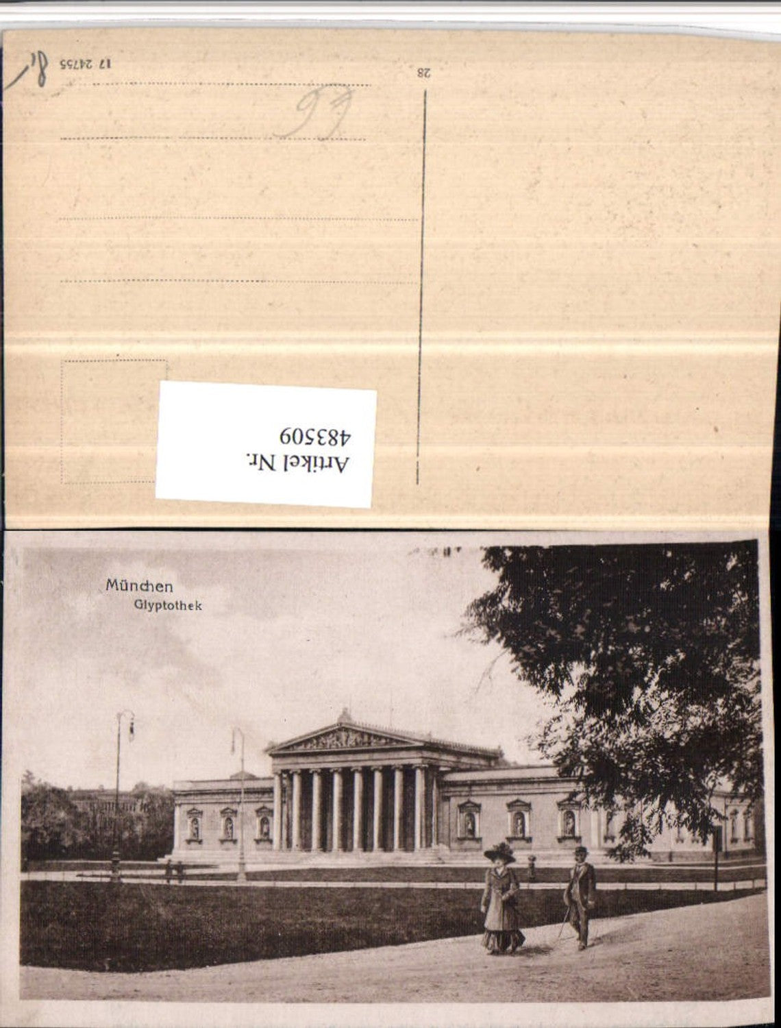 483509,München Glyptothek Gebäude