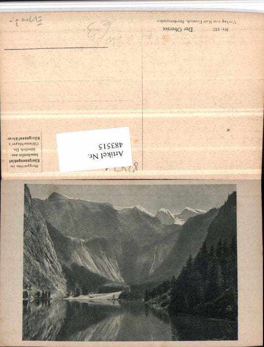 483515,Obersee See b. Schönau Bergkulisse