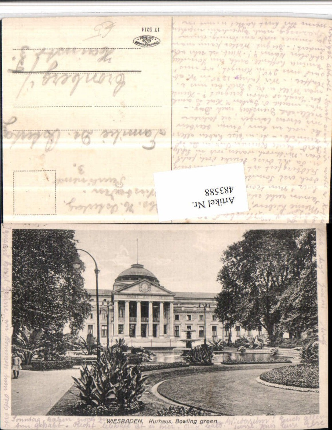 483588,Wiesbaden Kurhaus Brunnen