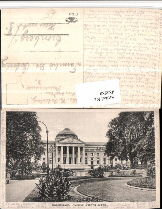 483588,Wiesbaden Kurhaus Brunnen