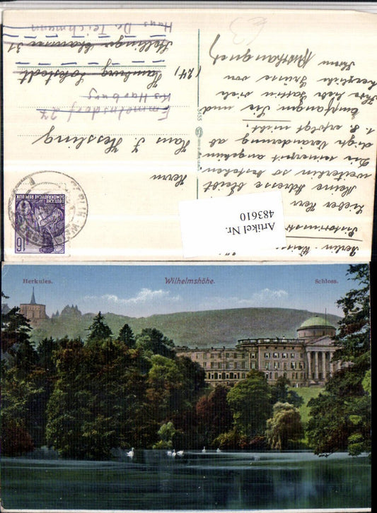 483610,Kassel Wilhelmshöhe Herkules Schloss