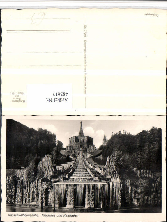 483617,Kassel Wilhelmshöhe Herkules u. Kaskaden