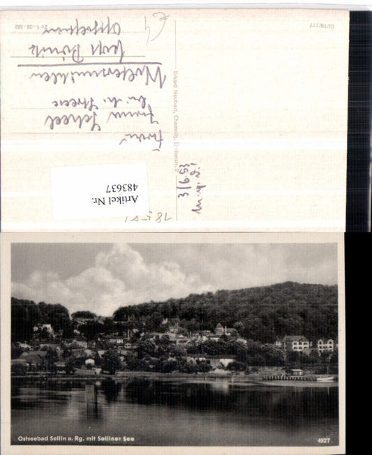 483637,Ostseebad Sellin auf Rügen Selliner See Teilansicht