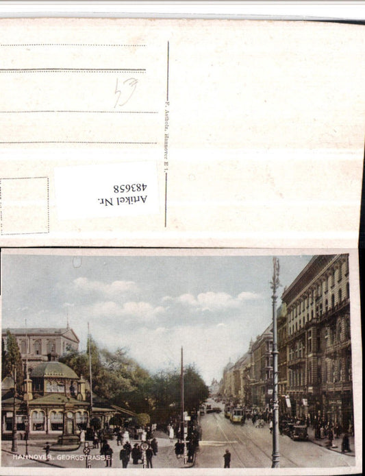 483658,Hannover Georgstraße Straßenansicht