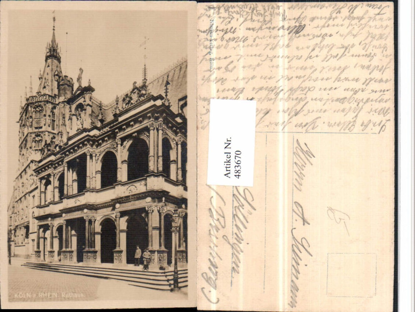 483670,Köln am Rhein Rathaus Gebäude