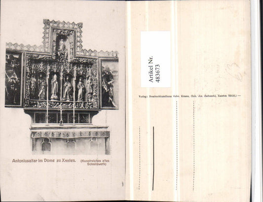 483673,Xanten Dom Antoniusaltar Altar