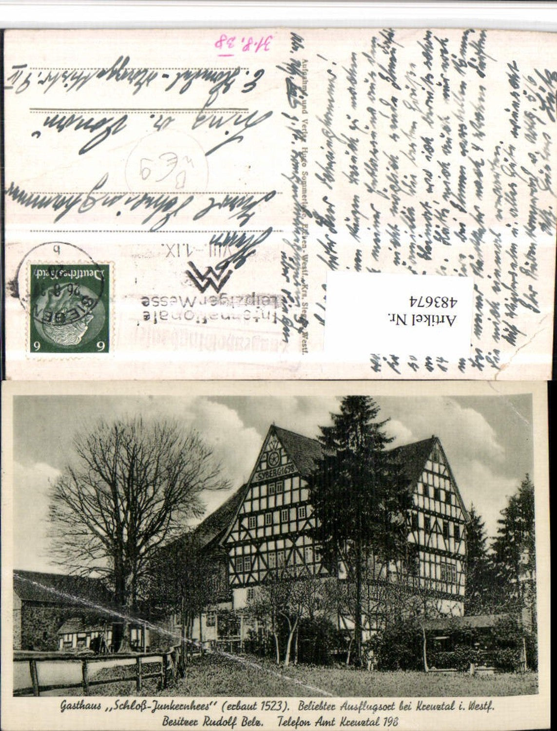 483674,Kreuztal Gasthaus Schloss Junkernhees