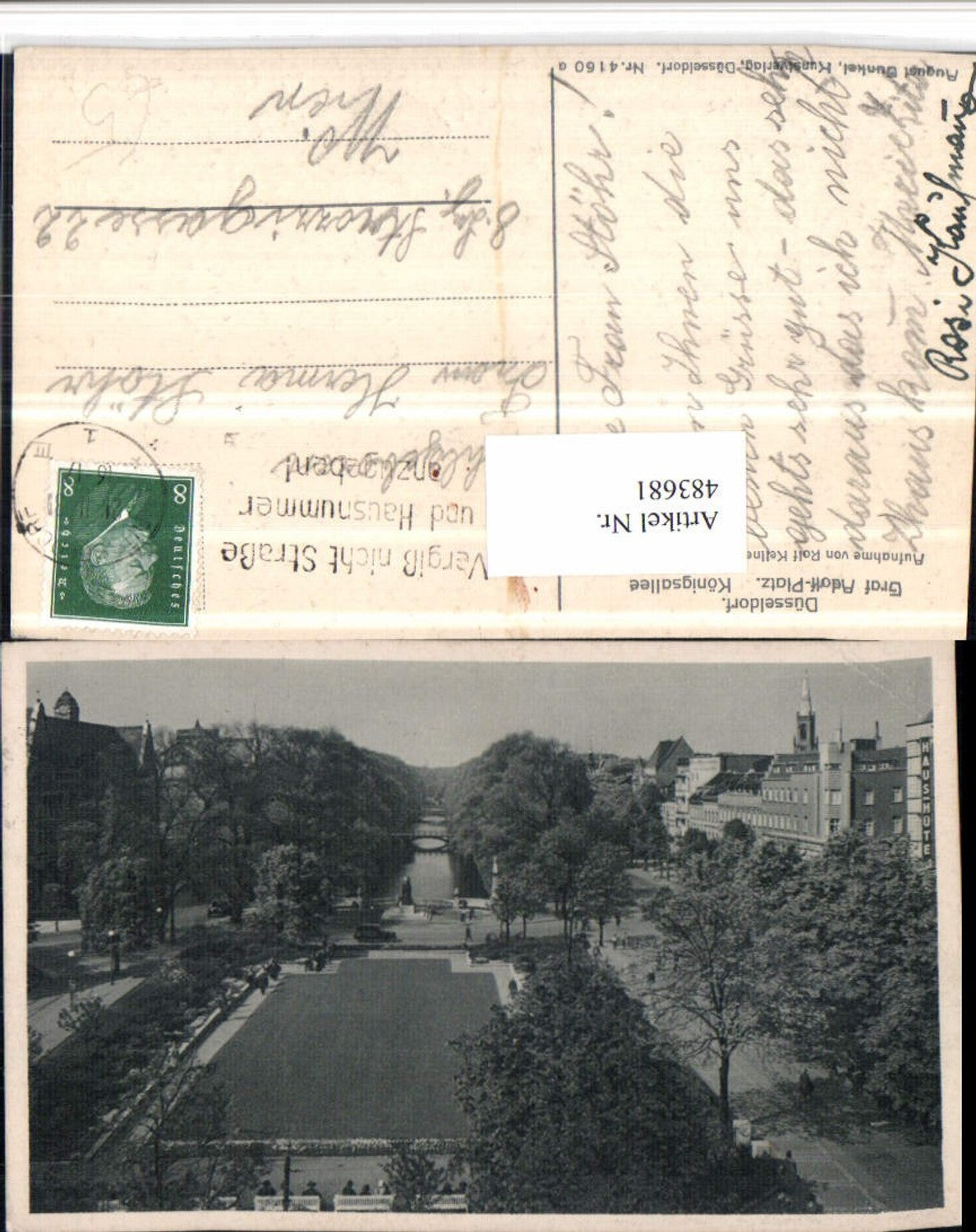 483681,Düsseldorf Graf Adolf-Platz Königsallee Kanal