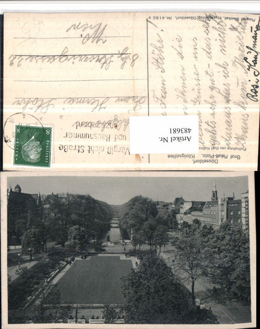 483681,Düsseldorf Graf Adolf-Platz Königsallee Kanal