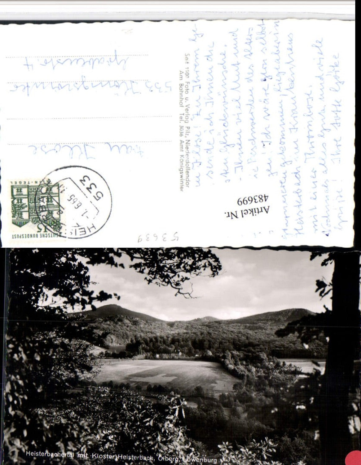 483699,Heisterbachertal m. Kloster Heisterbach b. Königswinter