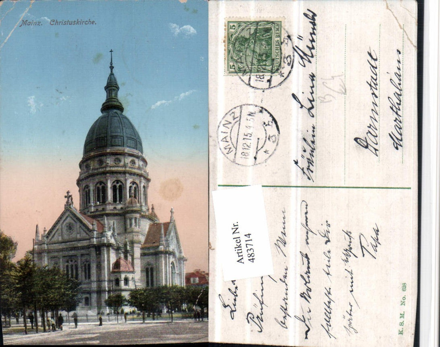 483714,Mainz Christuskirche Kirche