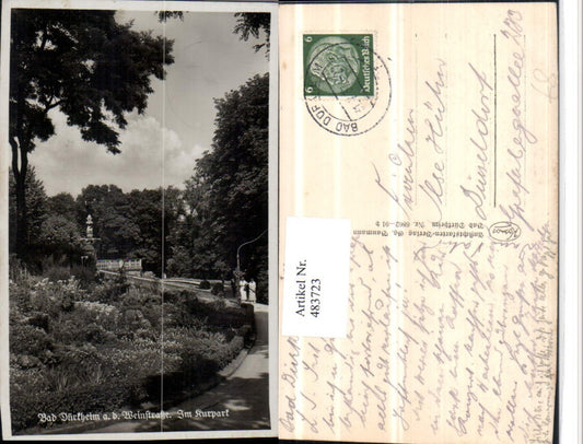 483723,Bad Dürkheim an d. Weinstraße Kurpark Partie