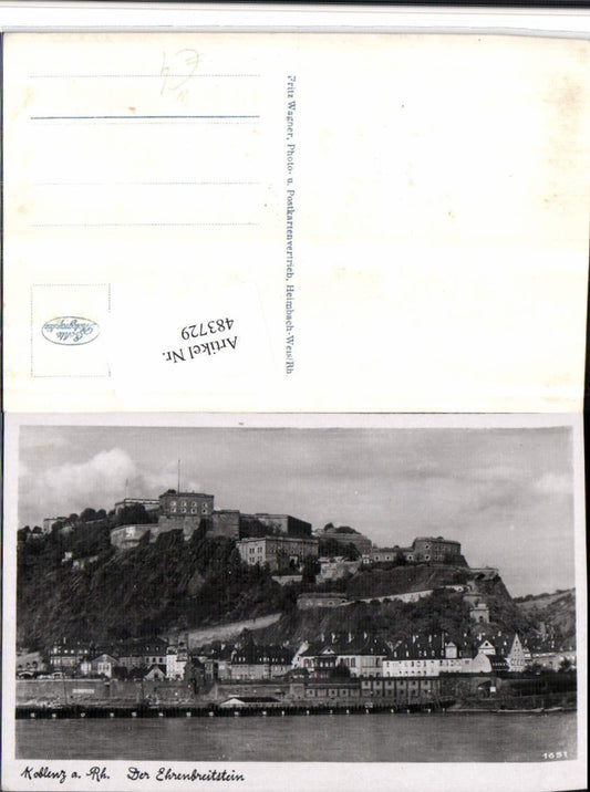 483729,Koblenz am Rhein Festung Ehrenbreitstein