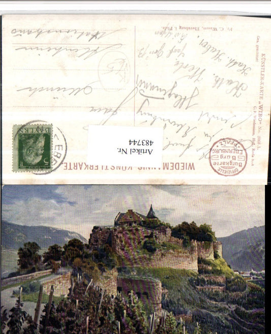 483744,Künstler AK Ebernburg b. Bad Münster am Stein pub Wiro 2068A