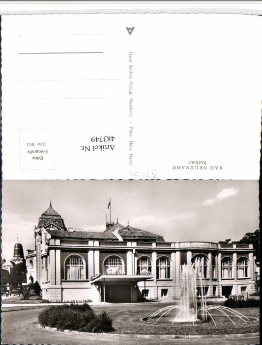483749,Bad Neuenahr Kurhaus Gebäude Brunnen