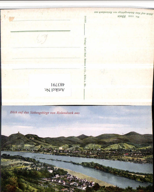 483791,Blick auf Siebengebirge von Rolandseck Totale