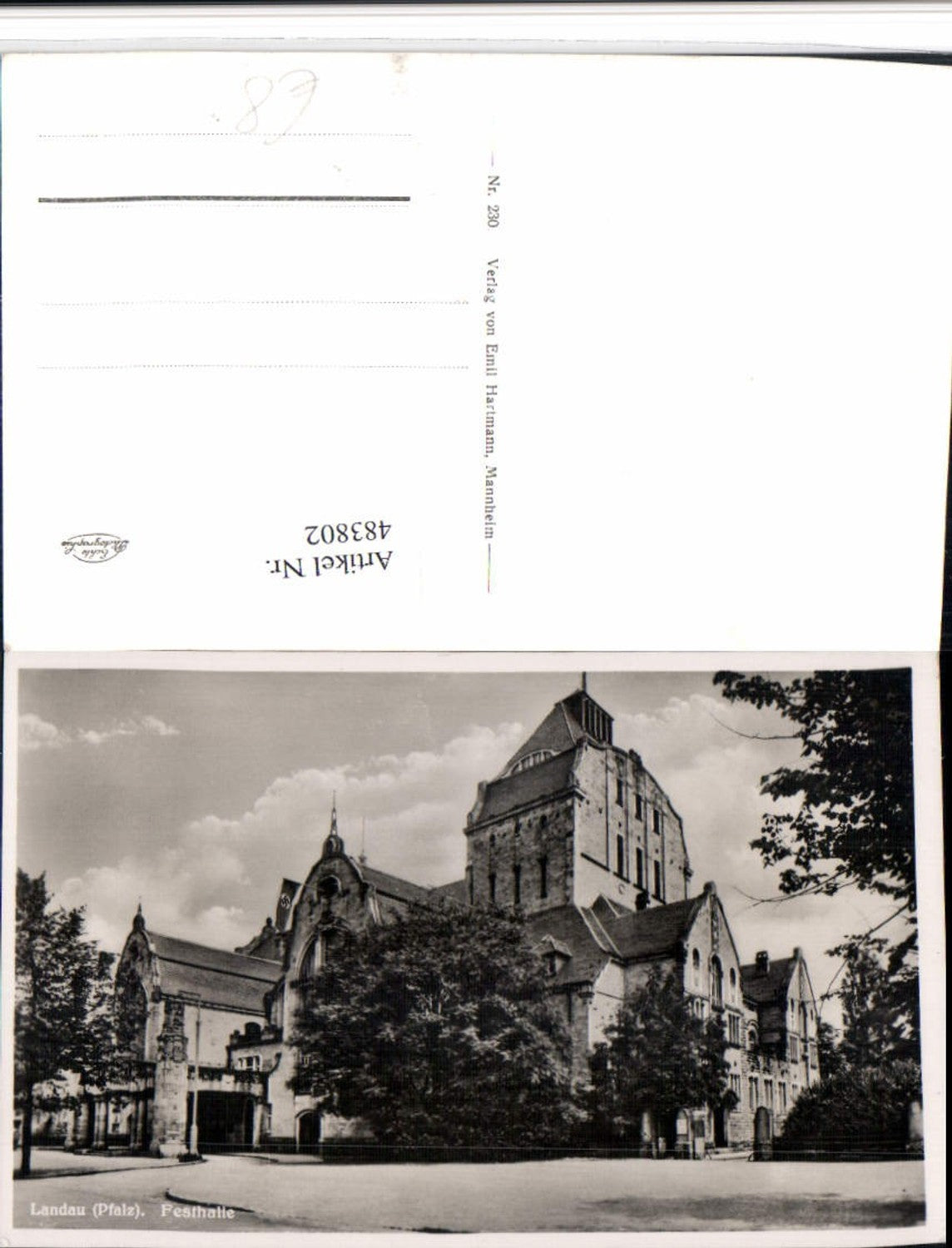 483802,Landau in d. Pfalz Festhalle Gebäude