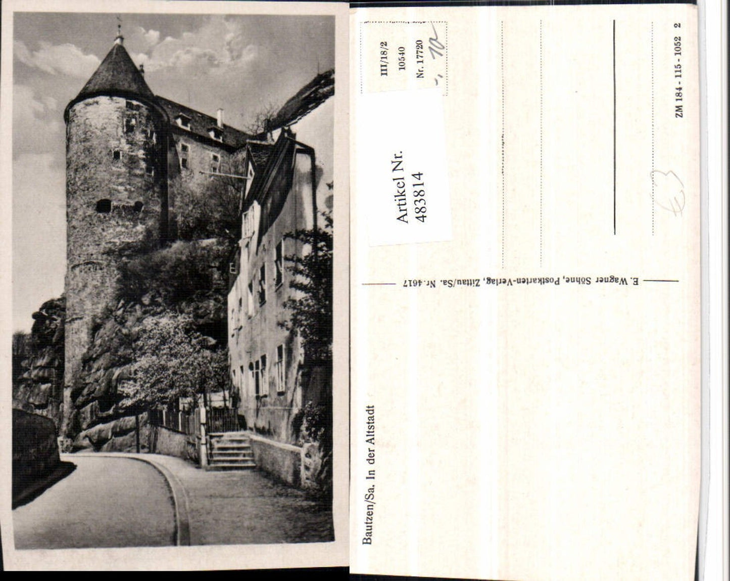 483814,Bautzen Altstadt Burg Turm