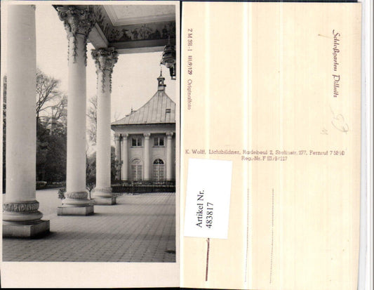 483817,Dresden Schloss Pillnitz Schlossgarten Säulen