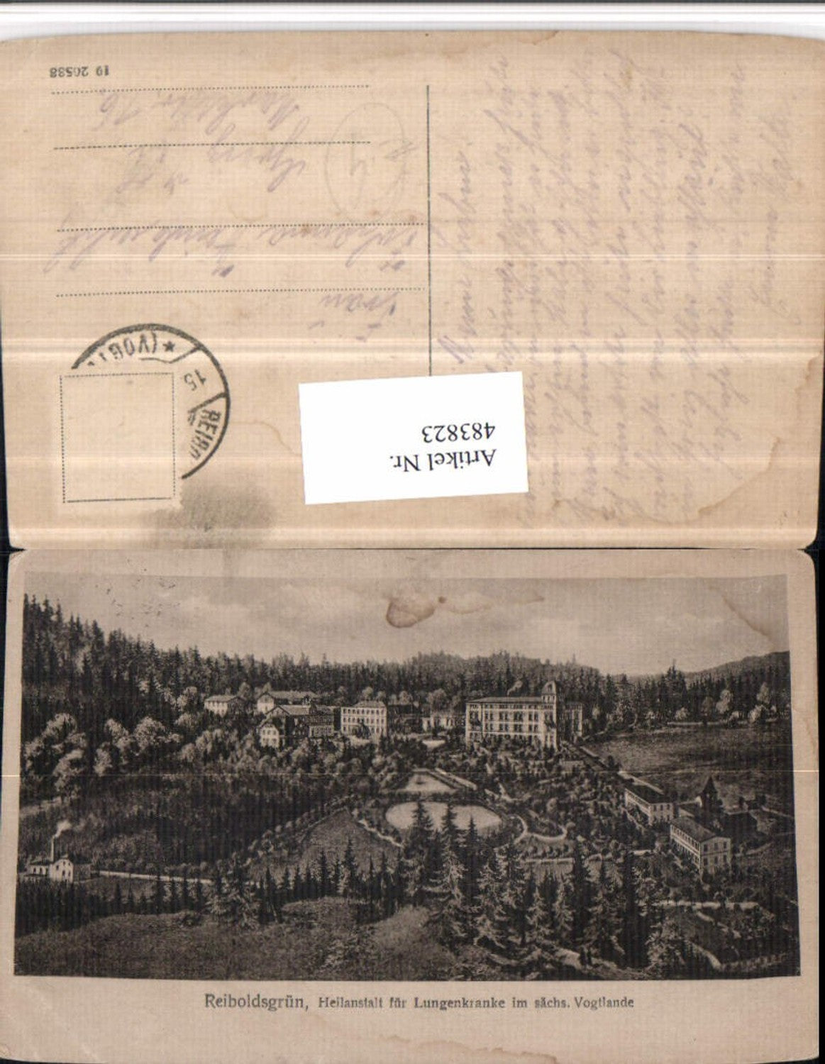 483823,Reiboldsgrün b. Auerbach im Vogtland Heilanstalt f. Lungenkranke