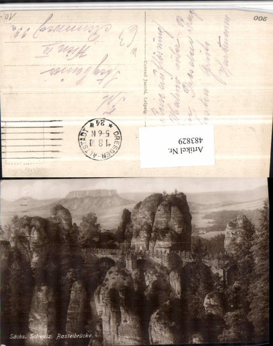 483829,Sächsische Schweiz Basteibrücke Brücke b. Rathen