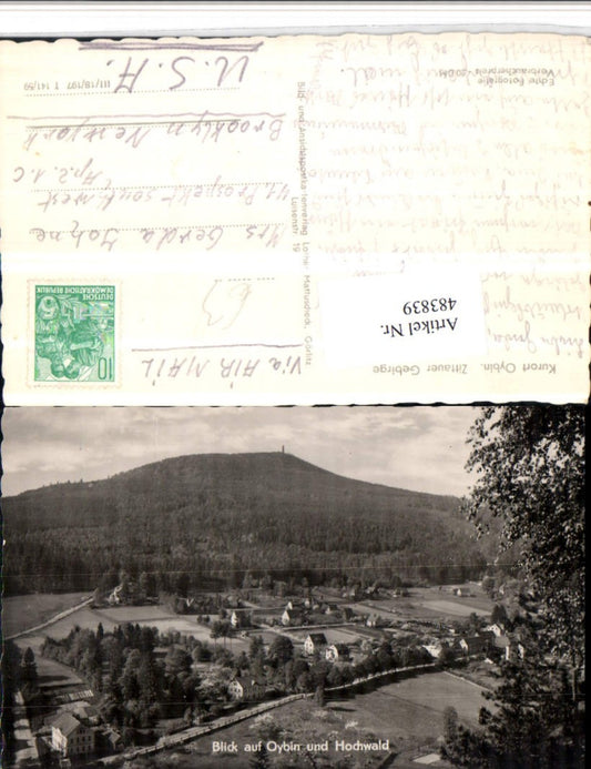 483839,Oybin Teilansicht m. Hochwald