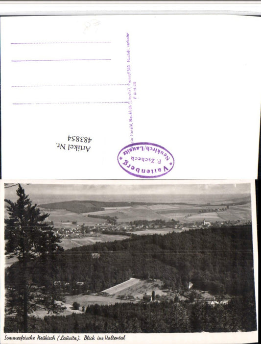 483854,Neukirch Lausitz Teilansicht m. Valtental