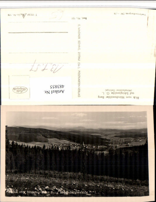 483855,Blick v. Mönchswalder Berg auf Schirgiswalde Totale