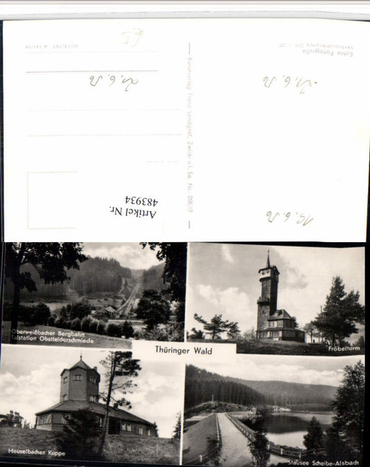 483934, Oberweißbach Mountain Railway Fröbelturm Reservoir Multi-view map