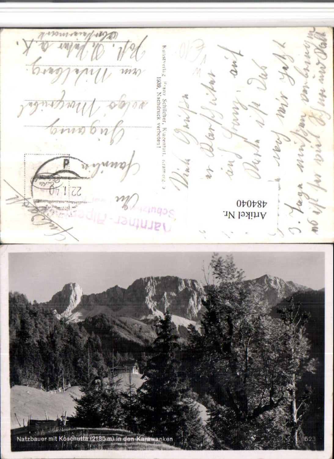 Alte Ansichtskarte – Old Postcard